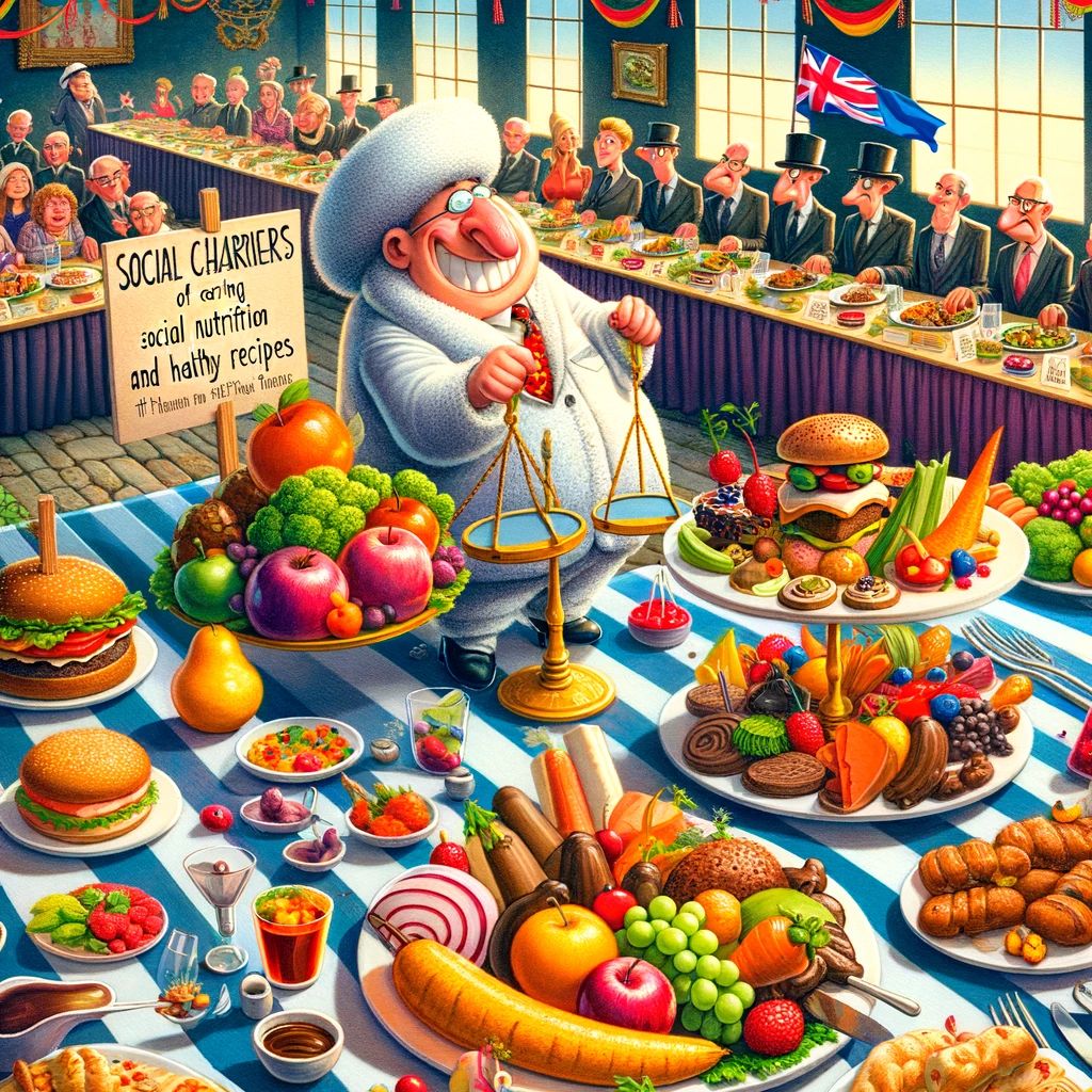 Maintaining a healthy diet in social settings is like being a diplomat.